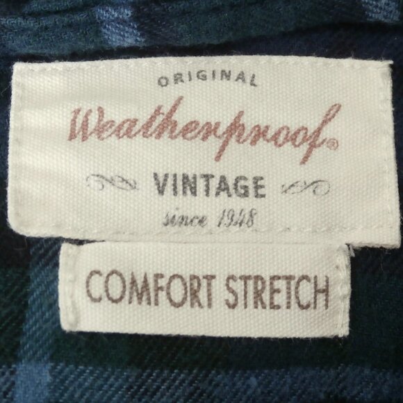 ORIGINAL Weatherproof VINTAGE COMFORT STRETCH Women's Medium Long Sleeve Flannel - Picture 5 of 6